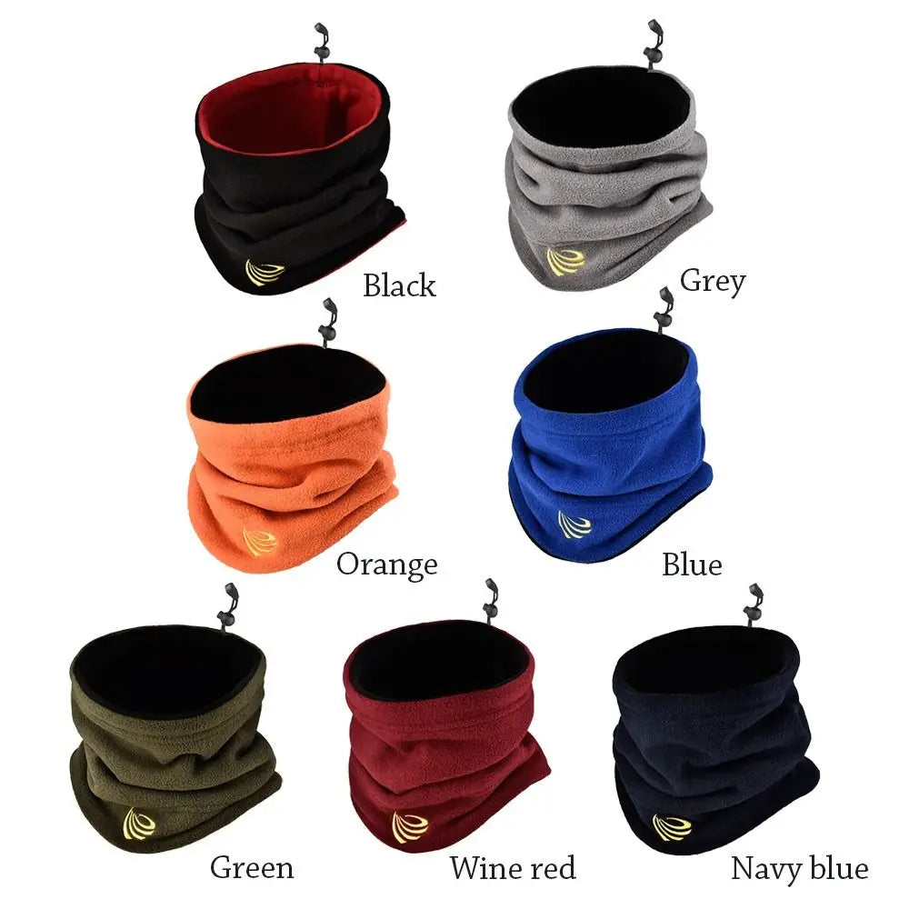 Winter Hat Apparel: Unisex Cold-Proof Outdoor Fleece Sports Half Face Neck Gaiter / Rungear