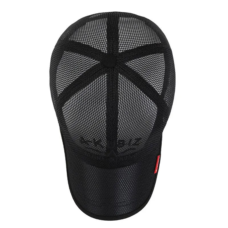 Summer Hat Gear: Unisex, Mesh, UV Protection, Breathable, Baseball Visor Cap for Outdoor Sports / Rungear