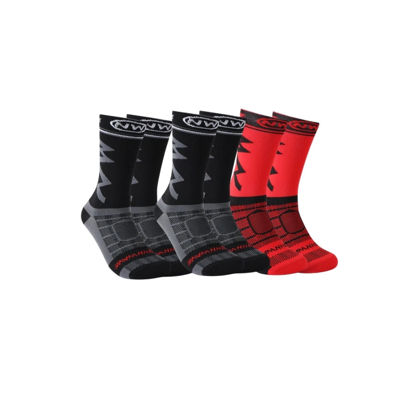 Running Sock Accessories: 3 PR High-Quality, Breathable, Sports Socks Suitable For Running, Hiking, all Sports / Rungear