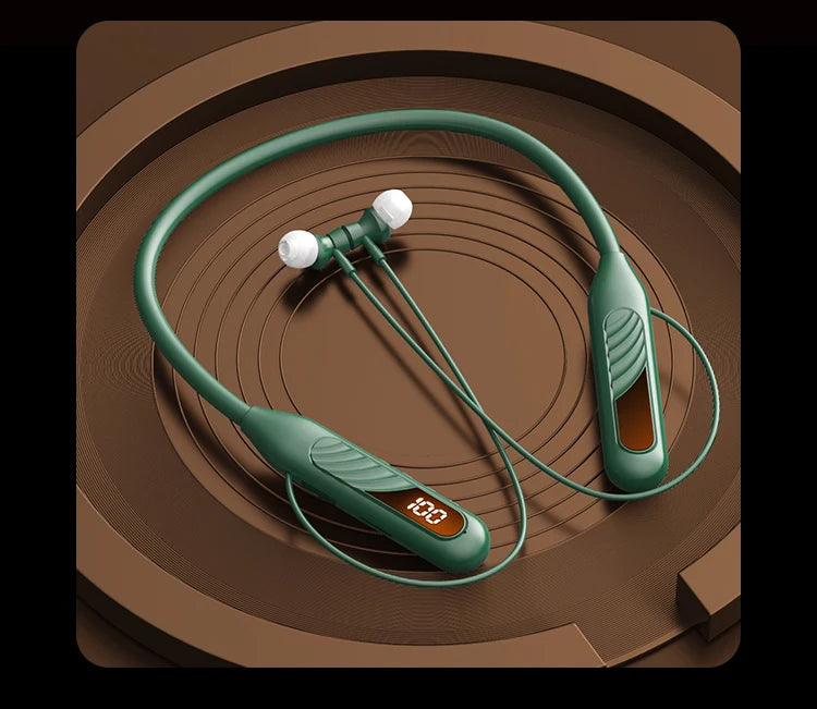 BT8 Wireless Bluetooth Headphones Outdoor Sports 5.3 With Touch Control Charging Display