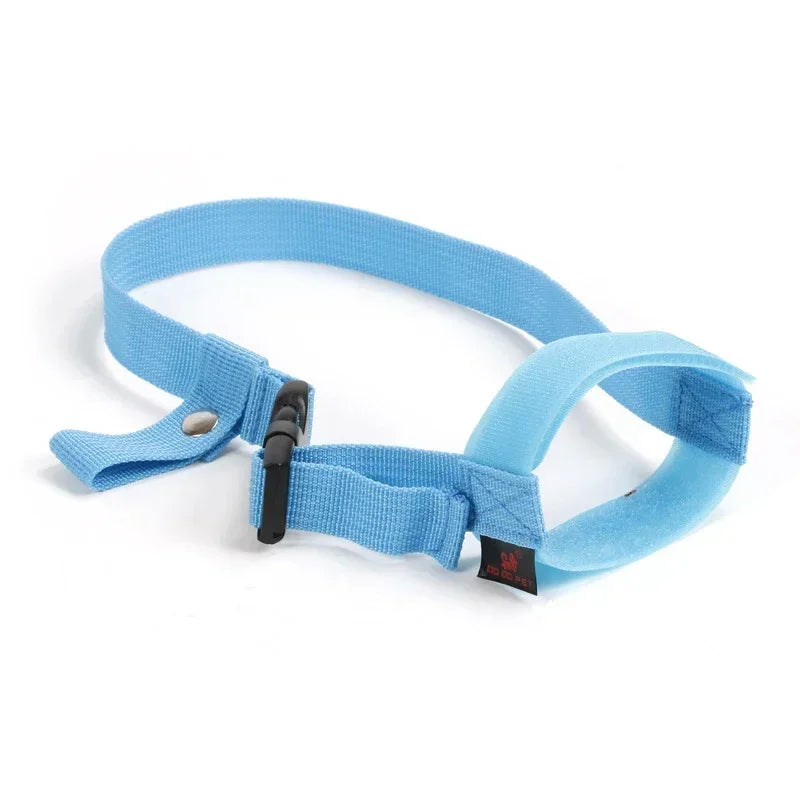 Running Dog Gear: Anti-Bite, Anti-Bark, Soft Nylon, Breathable Dog Muzzle With Adjustable Straps For Small Dogs / Rungear
