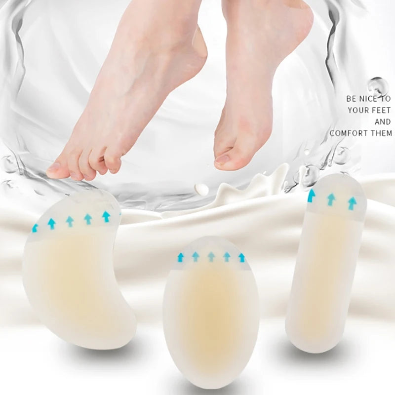 Foot Recovery Gear: 24/28/36PC Invisible, Hydrocolloid Gel Cushion Blister Pads for Heel, Foot, Toe / Rungear