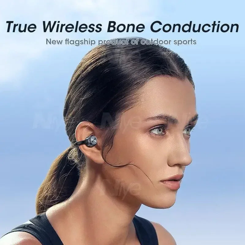 Running Tech Gear: Bluetooth, Wireless, Bone Conduction Cuff Earbuds TWS Sound For Sports Running / Rungear
