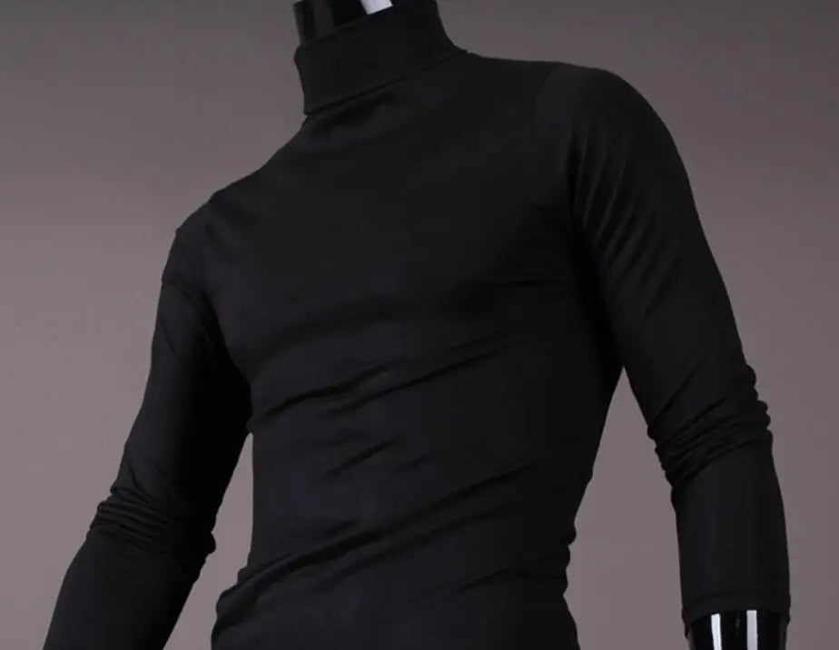 Men's Thermal Apparel:  Winter High Neck, Slim Fit, Long Sleeved, Thermal Shirt / Rungear