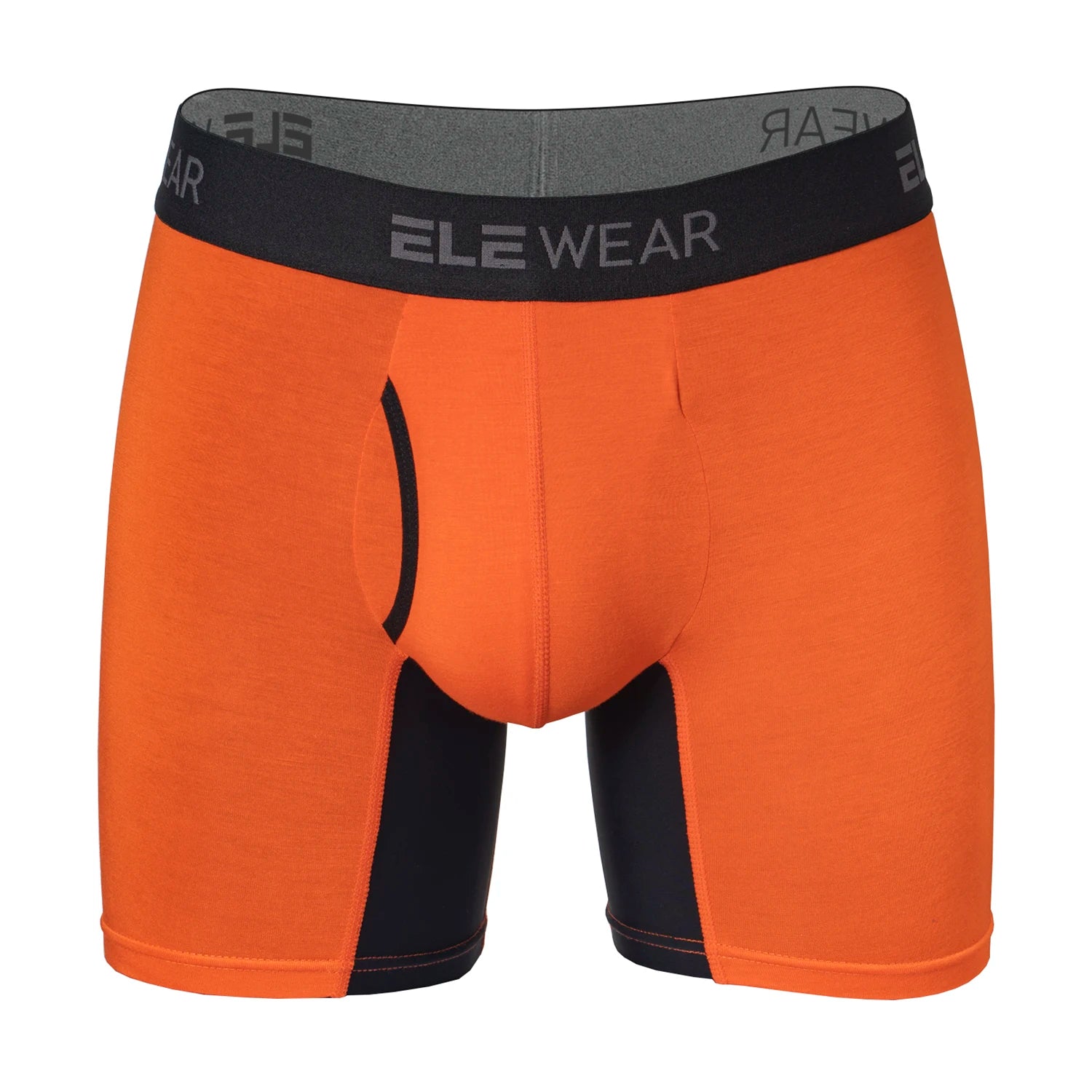 Plus Size Breathable Bamboo Men's Boxer Short Underwear With Opening