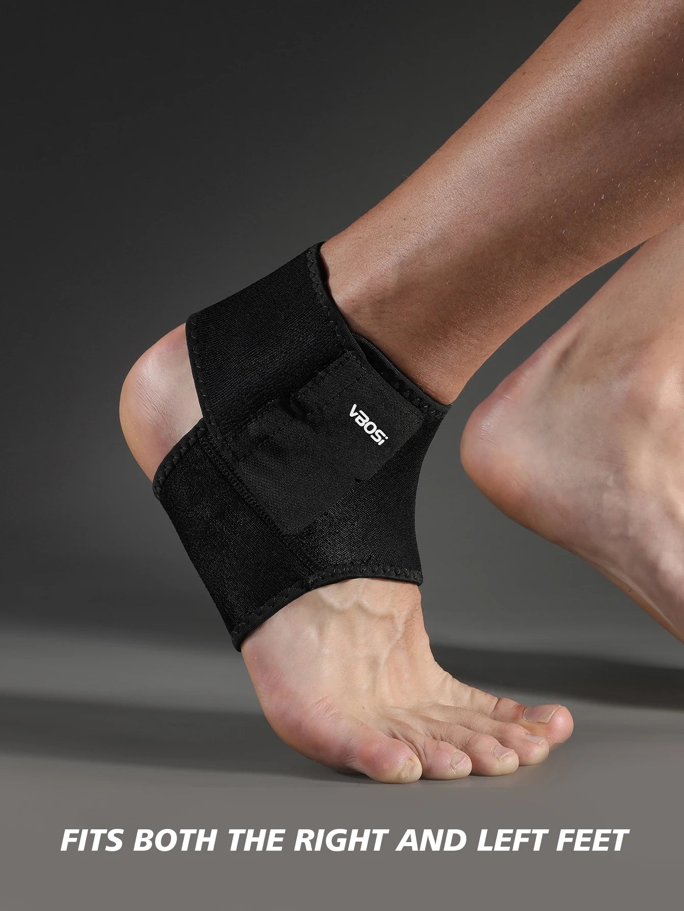 Recovery Gear Accessories: 1 PC Adjustable Neoprene Ankle Support for Running, Walking, Hiking, All Sports / Rungear