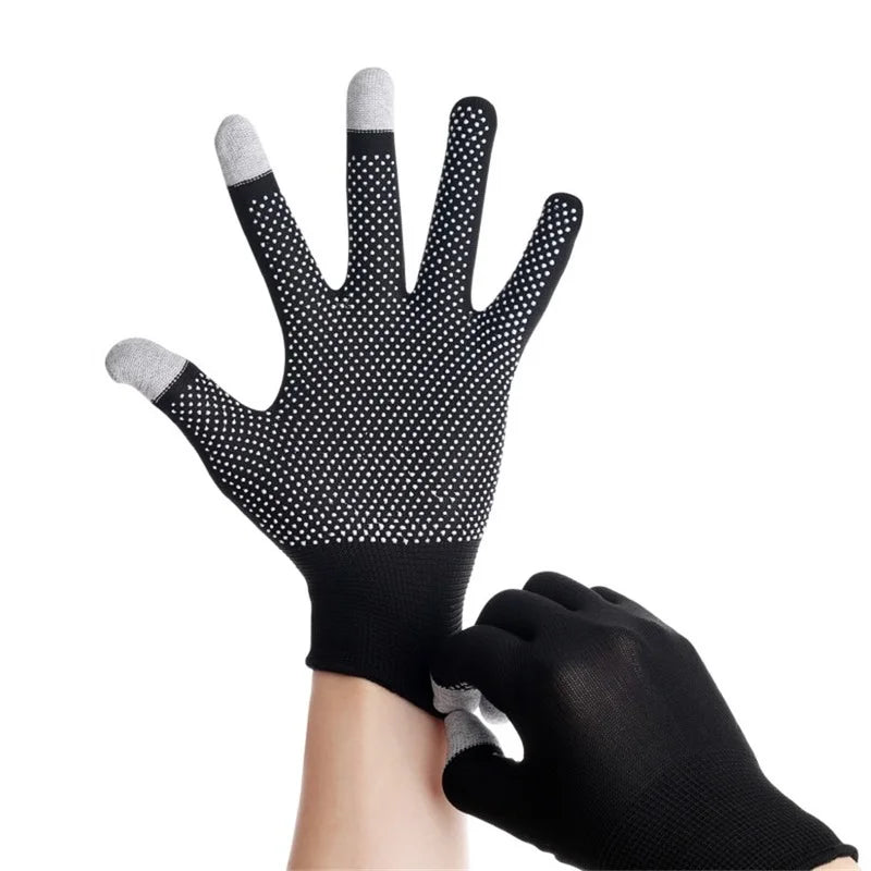 Winter Running Accessories: Unisex, Thin Breathable, Anti-Slip GEL Touch Screen Gloves For Running / Rungear