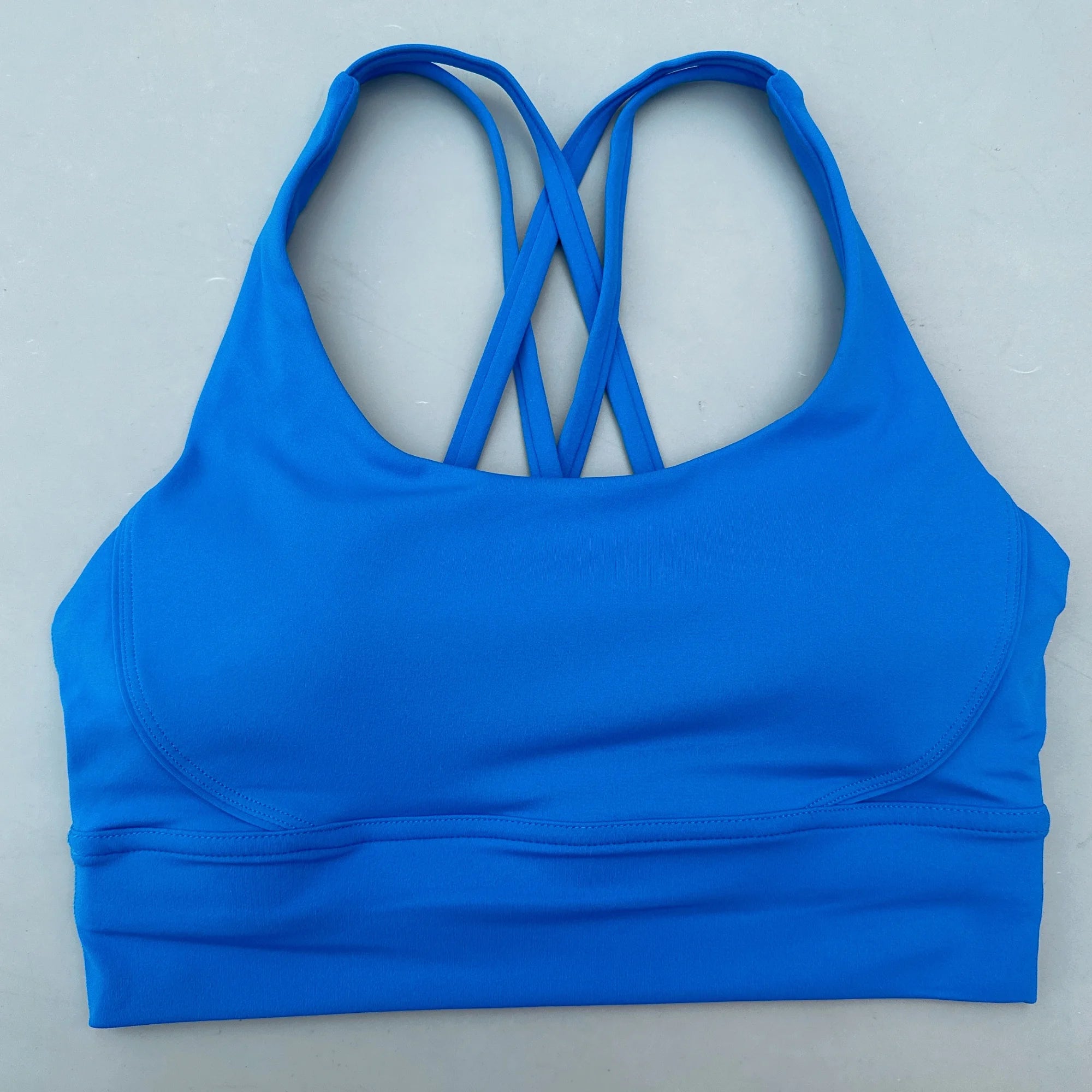 Women's Bra Apparel: Solid Color, High Strength Shockproof, Soft Cross Back, High Strength Shockproof, Fitness Sports Bra / Rungear