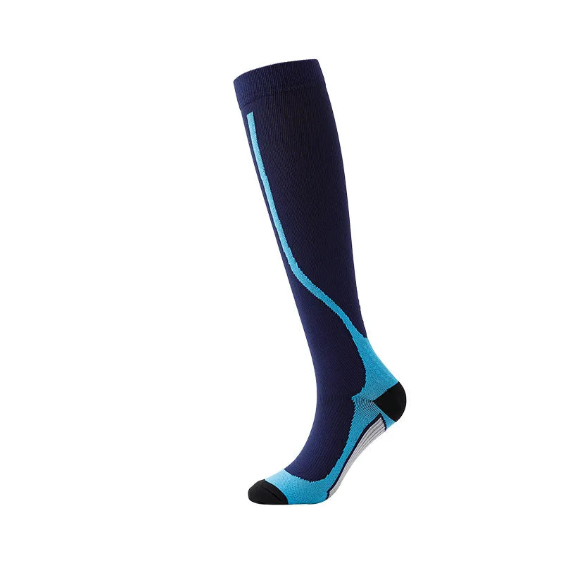 Compression Sock Accessories: Unisex Non-Slip, Knee-High Sports Compression Socks For Fitness / Rungear