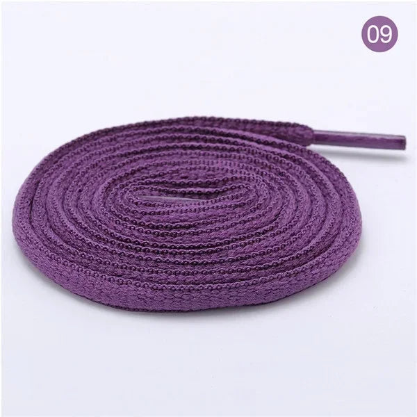 Sports Shoe Accessories: 1 Pair Adults Classic Oval, Half Round Athletic Shoelaces / Rungear