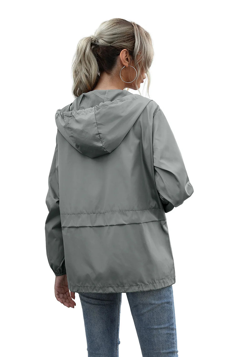 Women's Jackets Apparel: Ultralight, Waterproof, Windproof, Slim Hooded Windbreaker Jacket / Rungear