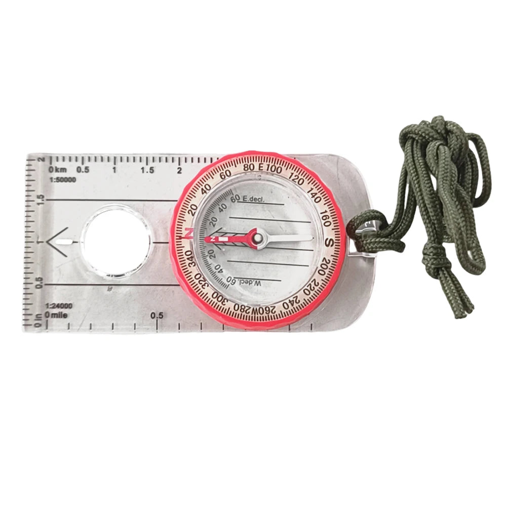 Running Trail Gear: Luminous Shockproof, Outdoor Multifunctional Compass, High Accuracy for Hiking Survival / Rungear