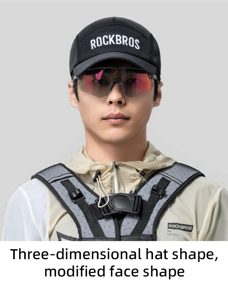 Summer Hat Accessories: ROCKBROS Lightweight, Breathable, Quick-Dry, UV Protection Sports Cap / Rungear