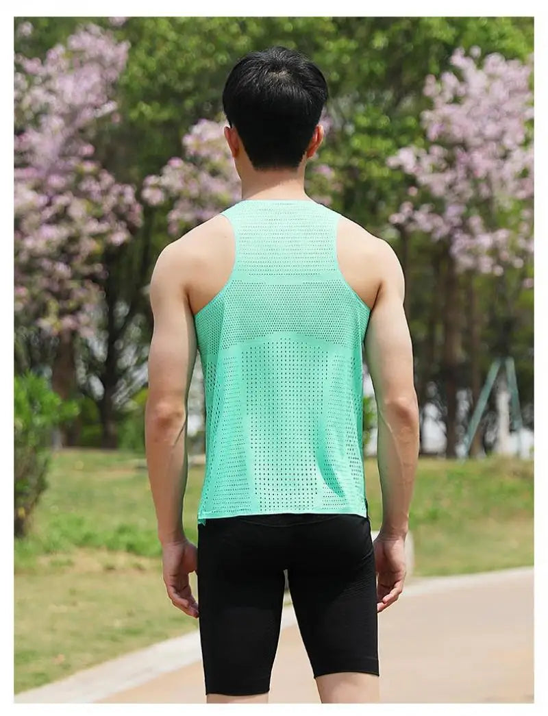 Ultra Light Moisture Wicking Performance Marathon Racing Sports Fitness Tops For Men And Women