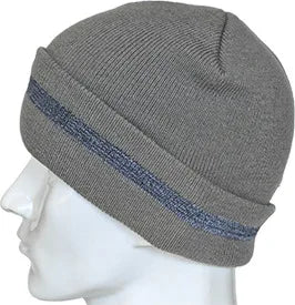 Reflective Hat Gear: High Visibility Safety Beanie, Reflective Knit, Ribbed Warm Winter Hats for Night Running, Hiking, Cycling / Rungear