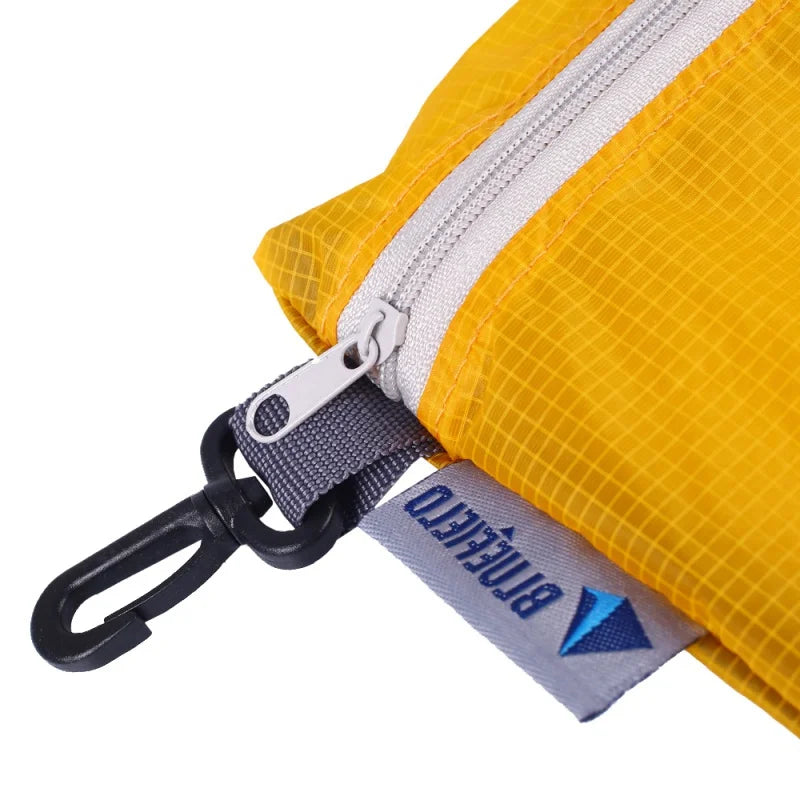 Portable Waterproof Nylon Coated Silicon Pocket Hook Pouch Organizer Reusable Storage Bag