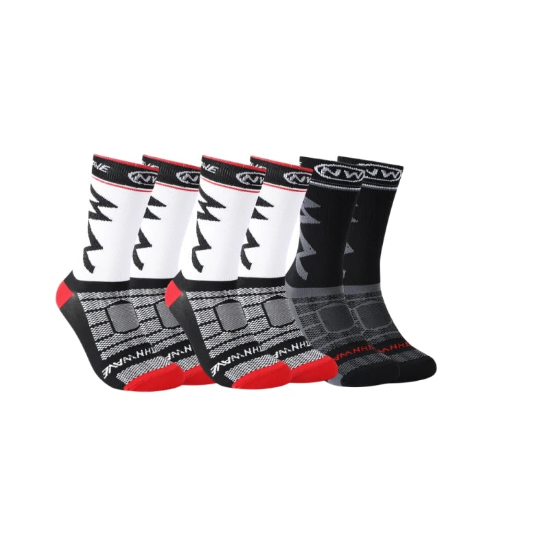 Running Sock Accessories: 3 PR High-Quality, Breathable, Sports Socks Suitable For Running, Hiking, all Sports / Rungear