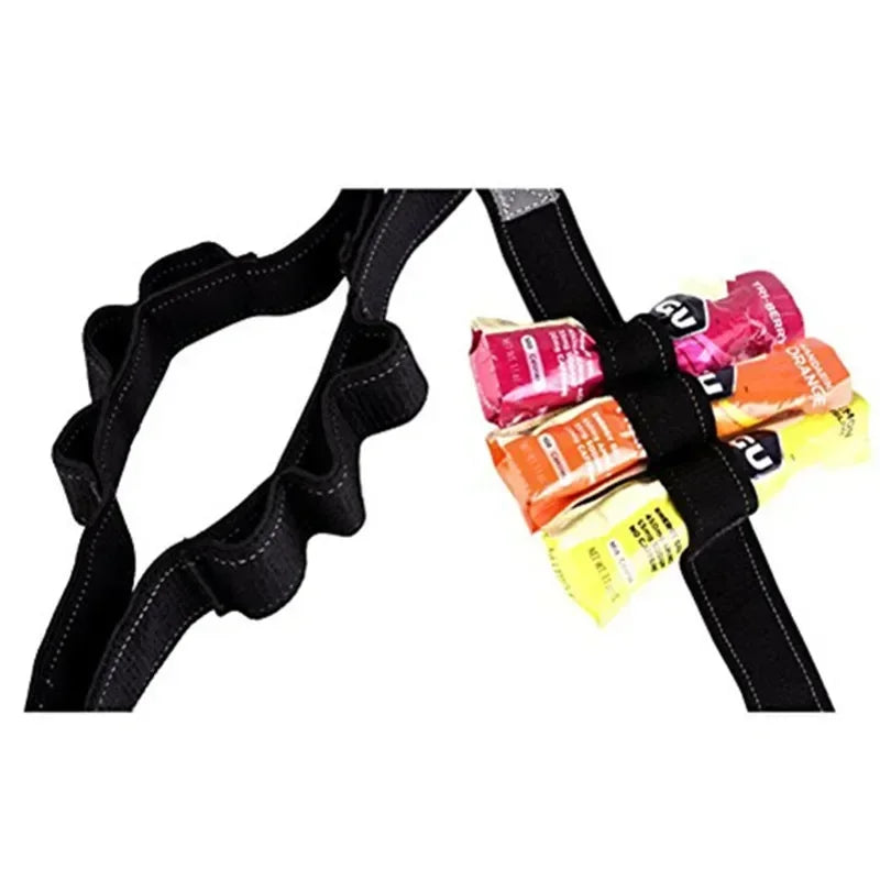 Running Accessories: 1PC Unisex Number Belt, Racing Belt With Gel Holder / Rungear