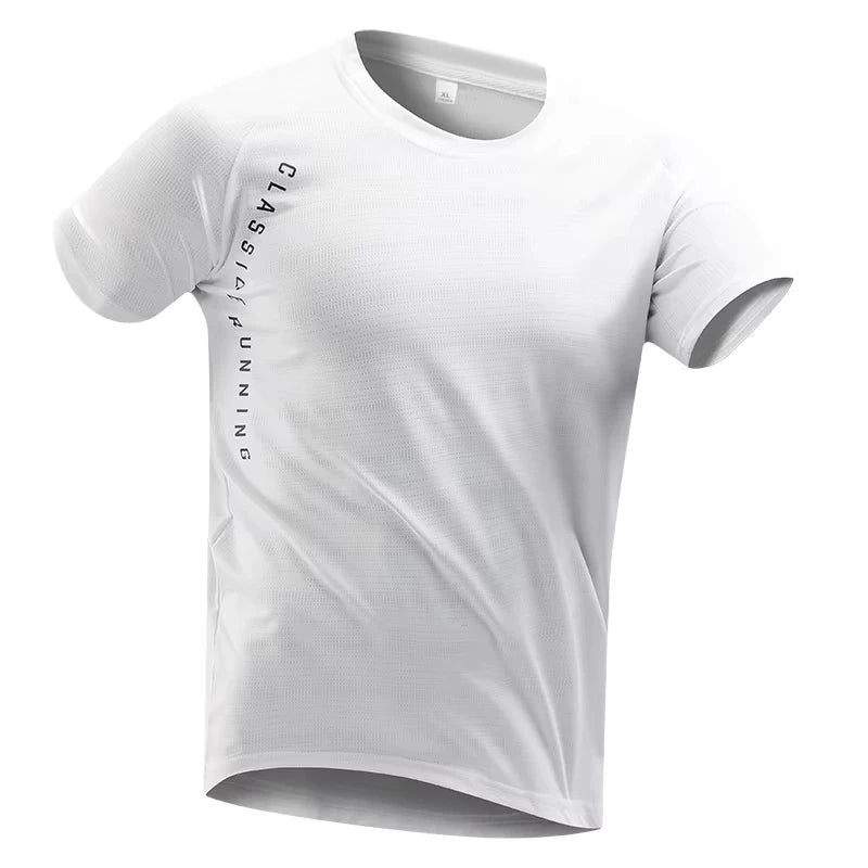 Running Moisture-Wicking Apparel: Lightweight, Quick-Dry, Short Sleeved, T-Shirt / Rungear