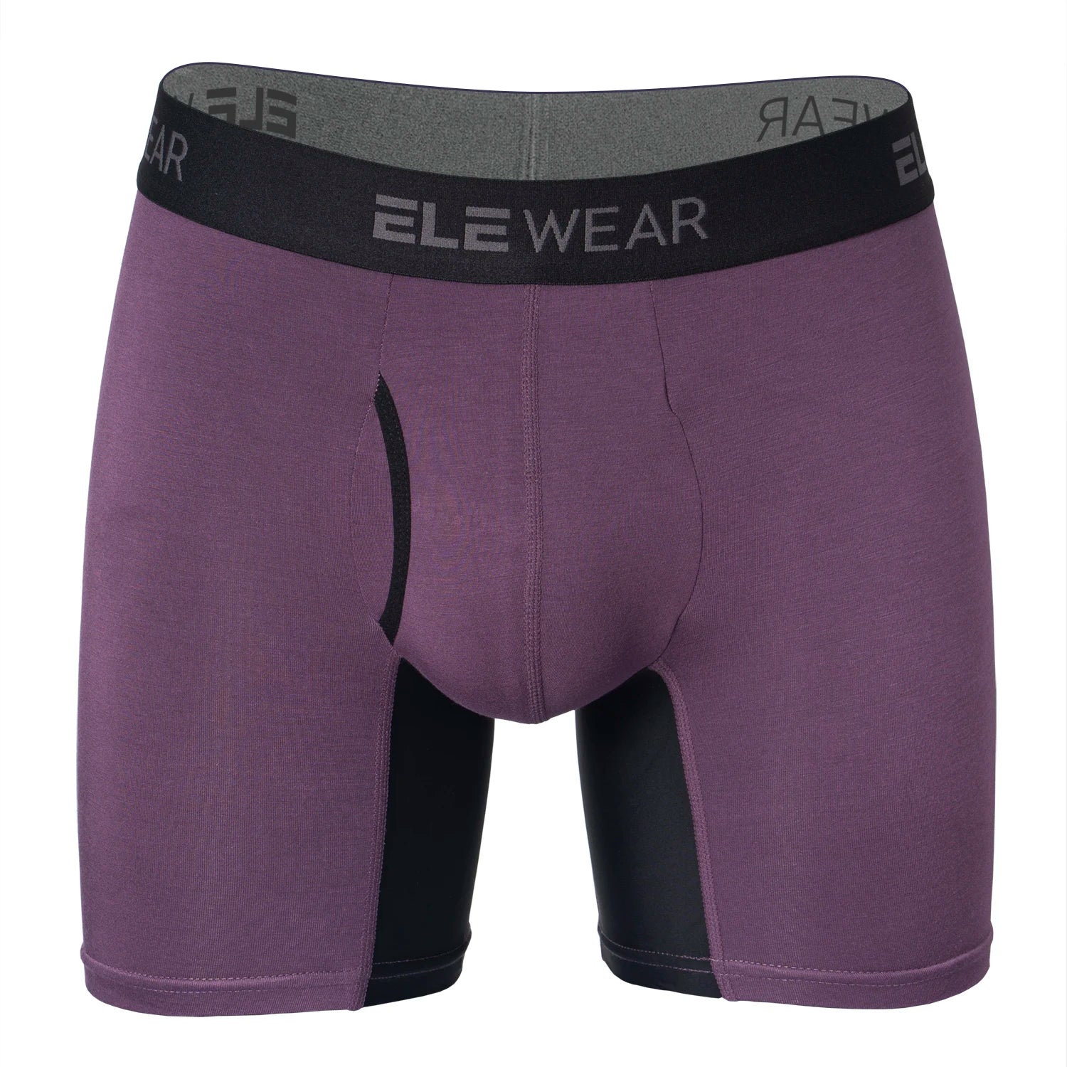 Plus Size Breathable Bamboo Men's Boxer Short Underwear With Opening