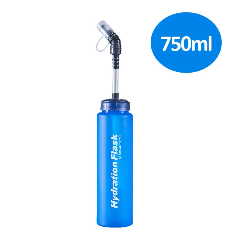 Running Hydration Accessories: Foldable TPU Soft Flask, 250ml, 500ml, 750ml / Rungear