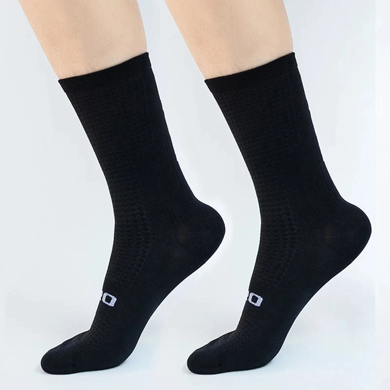 Compression Sock Apparel: 1 PR Men's Knee-High Sports Compression Socks Cycling, Hiking, Running, All Sports / Rungear