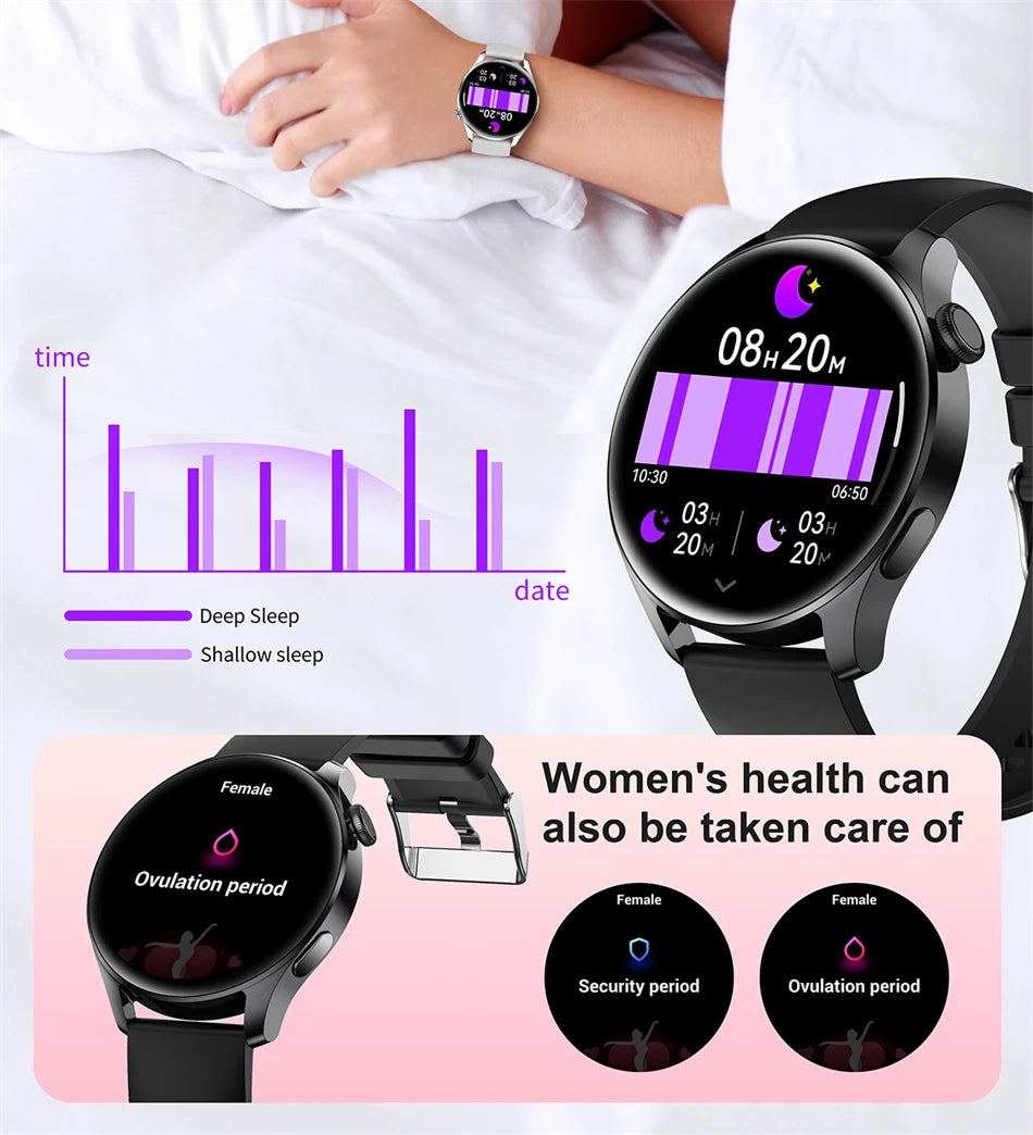 Tech Accessories Gear: 2026 New Smart Watch For Men HD AMOLED Screen, GPS, Motion Heart Rate, Bluetooth, Calls / Rungear