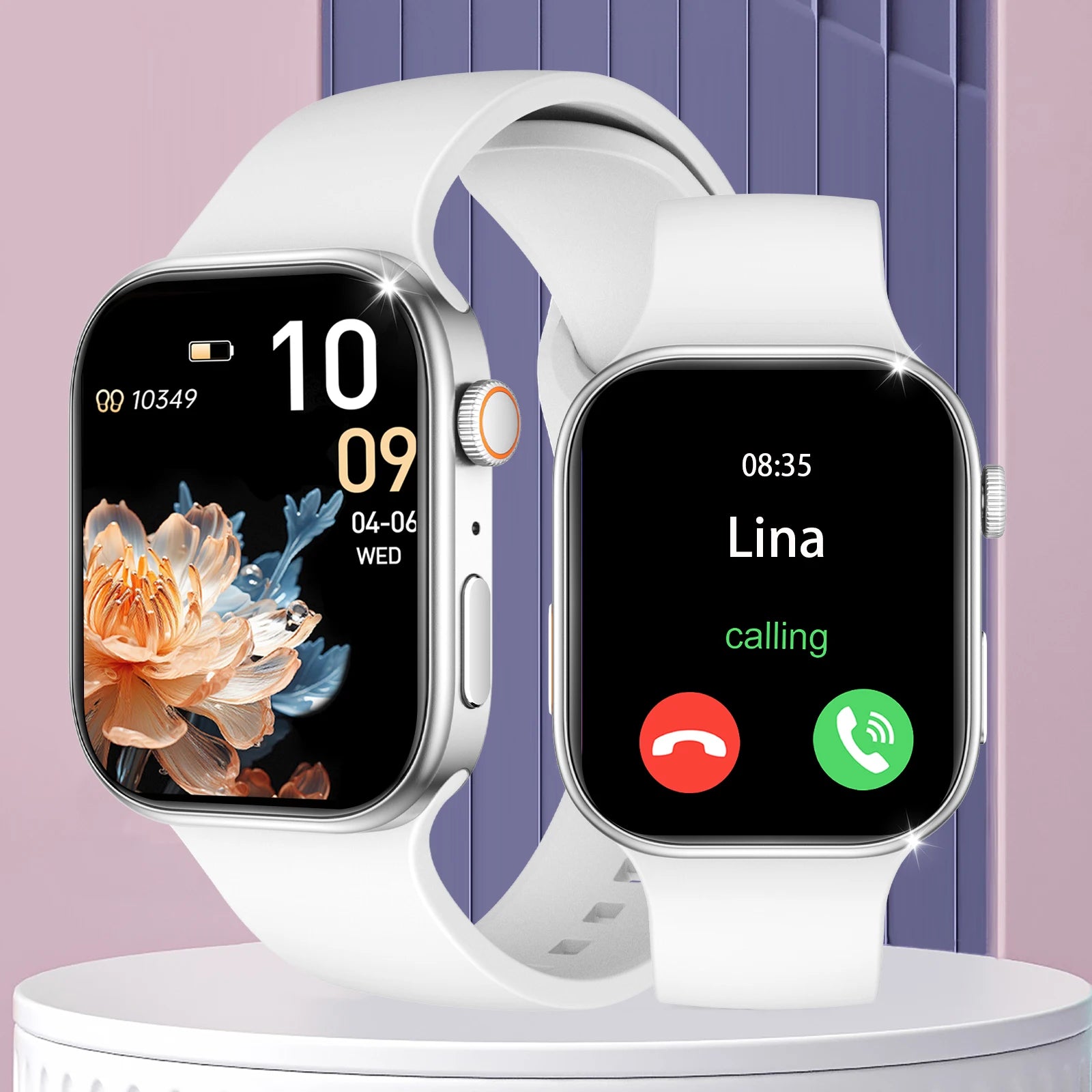 Tech Accessories Gear: Smart Watch with 2.02-Inch HD Display – Wireless Calling, Dialing, Alarm, Message Notifications, Fitness Tracking, Music Control. / Rungear