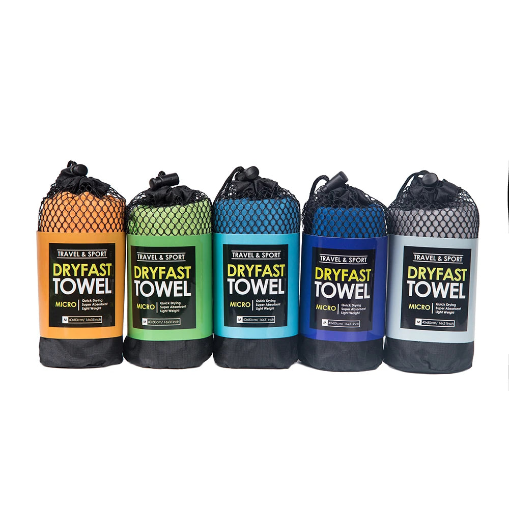 Running Gear Accessories: Microfibre Compact, Absorbent, Ultra Soft Fast Drying Sports Towel / Rungear