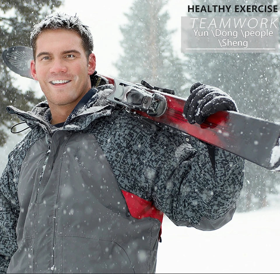 Sock Gear Accessories: GTUBIKE 1 PR Winter Warm, Anti-Slip, Moisture-Wicking, Thickened Compression Thermal Socks / Rungear