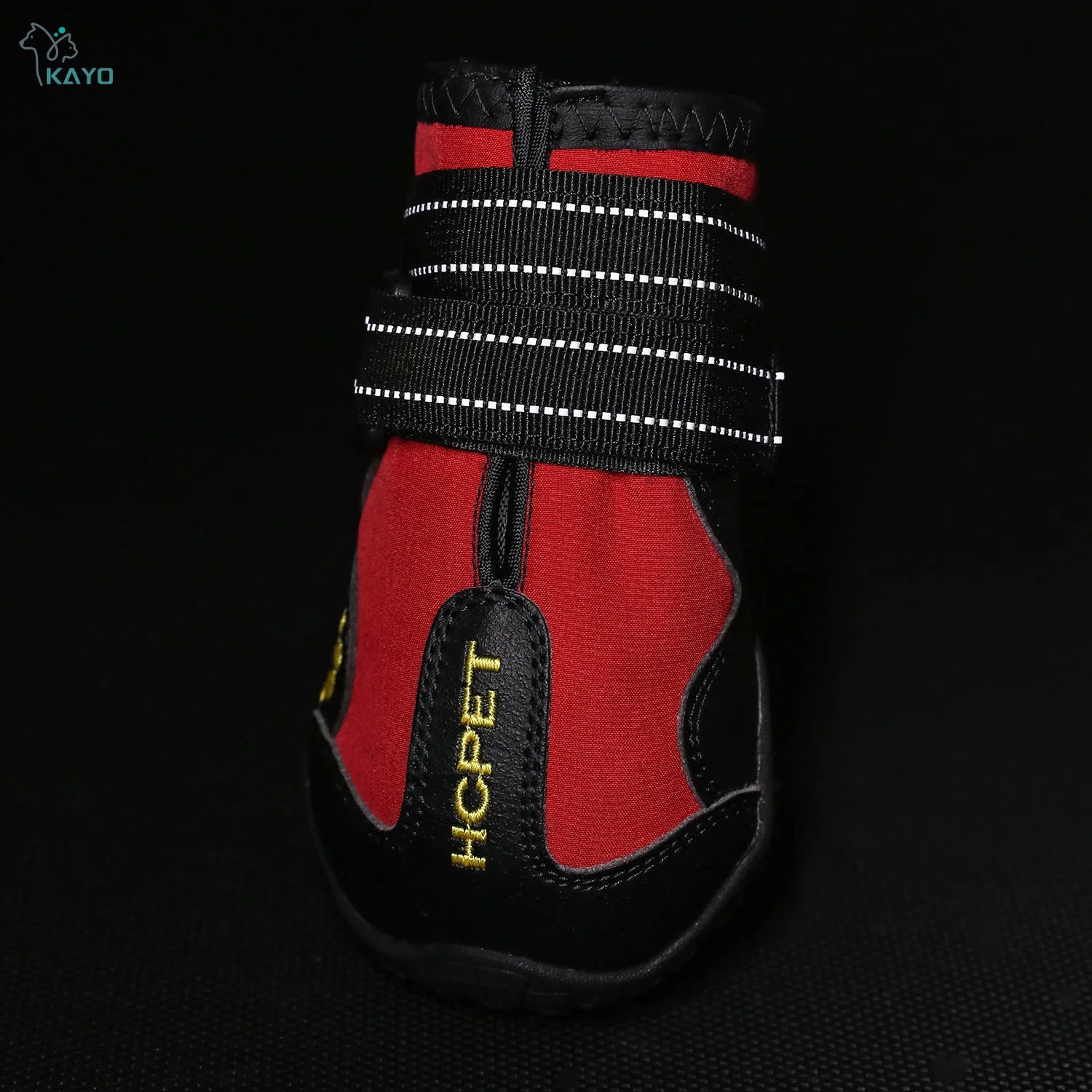 Dog Boots 4-Pack | Waterproof & Breathable, Anti-Slip Rubber Sole, Reflective Velcro Straps | Sizes 1–8 | RUNGEAR