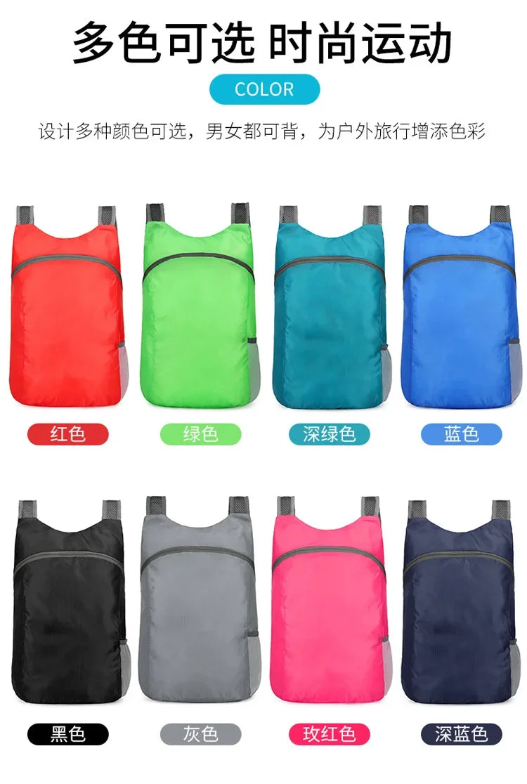 Lightweight Trail Accessories: Unisex Packable, Foldable, Outdoor Backpack for Travel, Hiking / Rungear