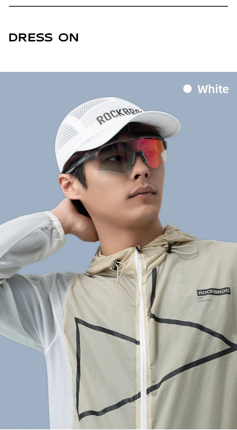 Summer Hat Accessories: ROCKBROS Lightweight, Breathable, Quick-Dry, UV Protection Sports Cap / Rungear