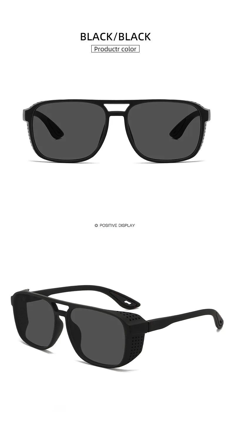 Sunglasses Running Gear: Unisex, Polarized Square Sunglasses for Outdoor Fishing Riding, Running Travel / Rungear