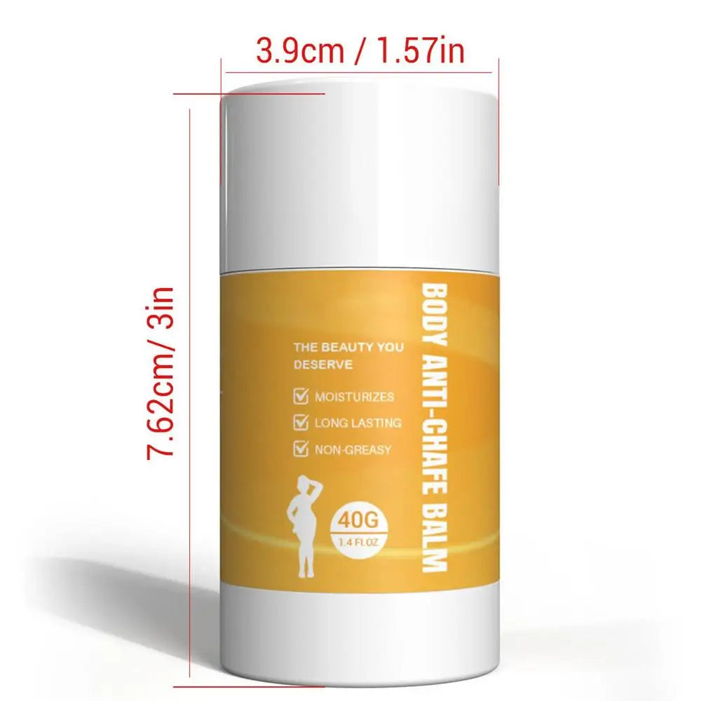 Anti Chafing Anti Friction Balm Stick 40g Sweat Prevention For Rubbing Skin Irritations