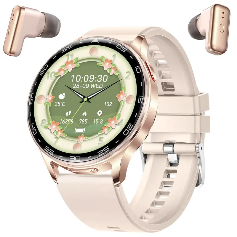 Running Tech Gear: New TWS 2-in-1 Bluetooth Smart Watch With Earphones HIFI 9D For Android iOS / Rungear