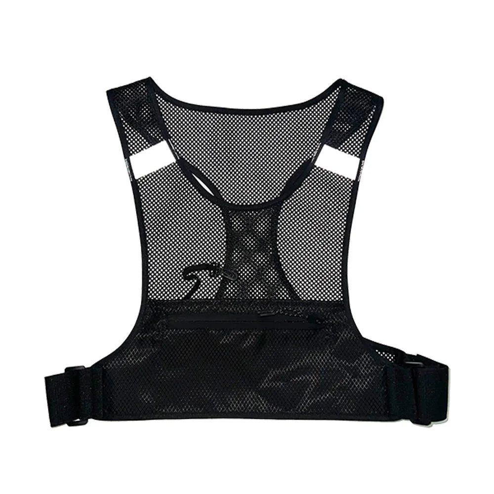 Reflective Running Chest Bag with Phone Holder