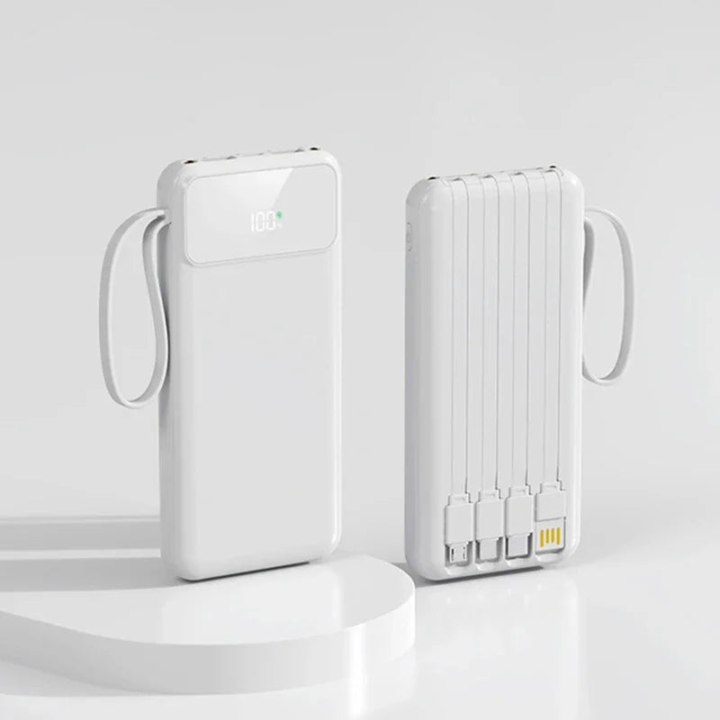 Tech Gear Accessories: 50000mAh 4-in-1 Large Capacity Power Bank With Built-in Cable / Rungear