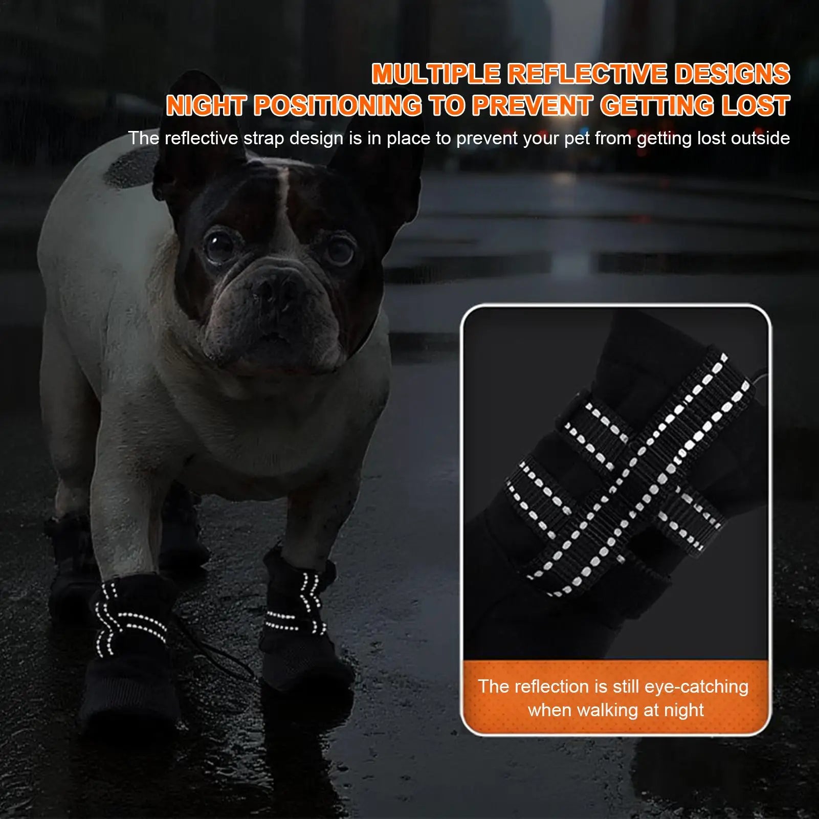 Dog Gear Accessories: 4PC Anti Slip, Wound Recovery, Protective Dog Booties for Outdoors / Rungear