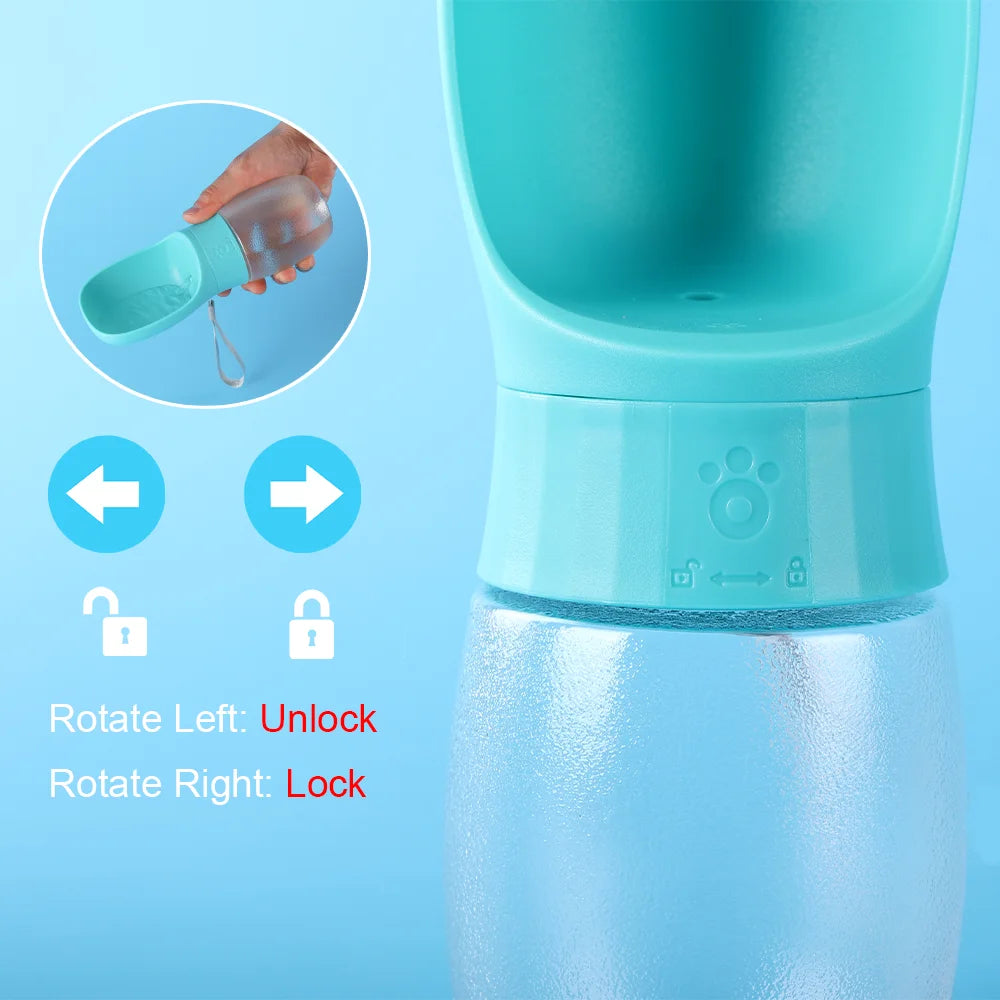 Portable Outdoors High Capacity Pet Water Dispenser Drink Bowl Bottle for Small To Medium Sized Dogs Pets Water Cup Supplies