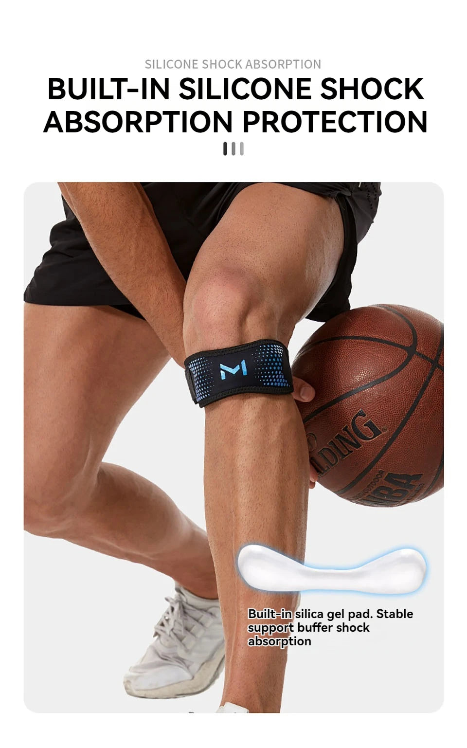 Recovery Gear Accessories: GTUBIKE 1PC Patella Knee Strap, Adjustable Knee Stabilizer Support Band for Outdoor Sports / Rungear
