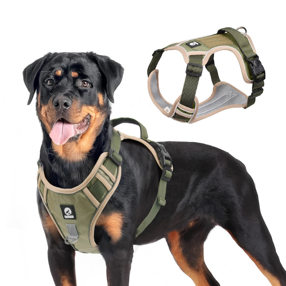 Reflective Dog Running Accessories: Adjustable Oxford Cloth Harness Vest For Medium To Large Dogs / Rungear