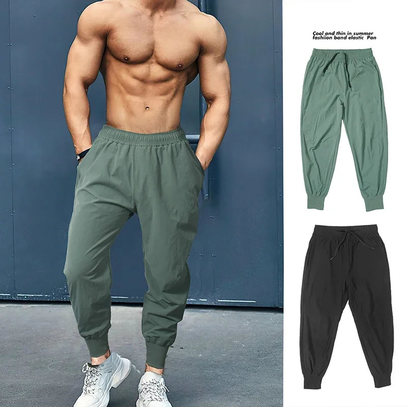 Men's Running Apparel: Casual Fitness Training Sweatpants for Jogging, Walking, Hiking / Rungear