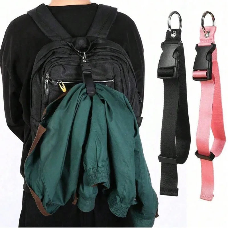 Portable Travel Luggage External Backpack Strap With Release Buckle Strap