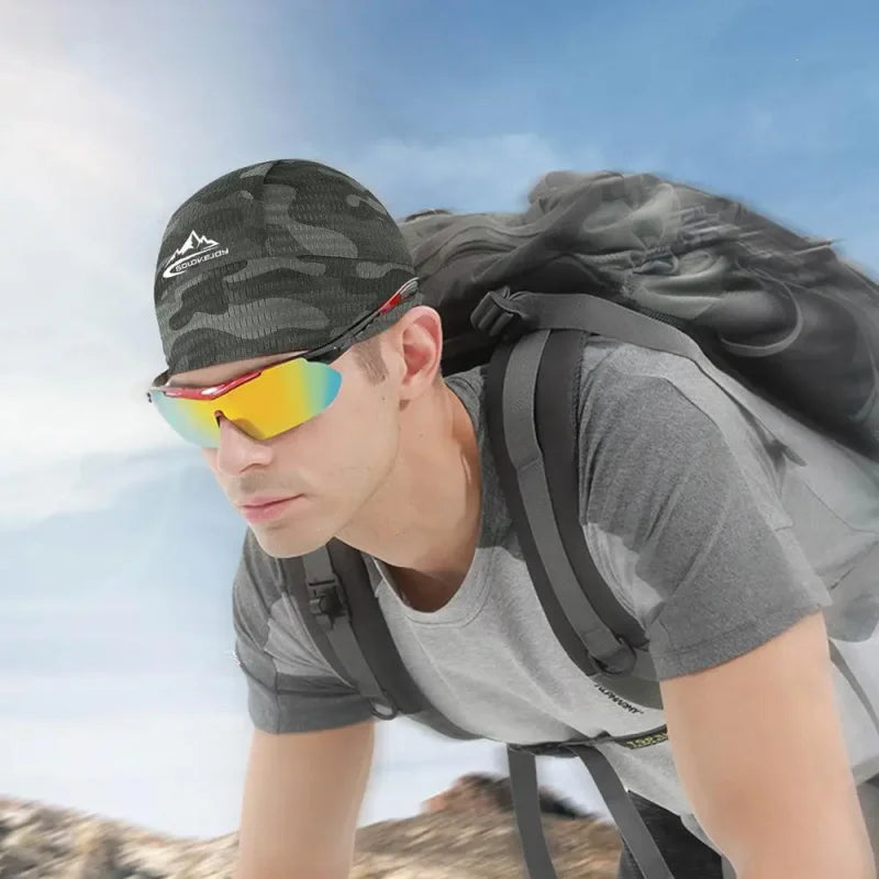 Hat Gear Accessories: Breathable Mesh, Quick-Dry Hiking, Running Sports Beanie Hat / Rungear