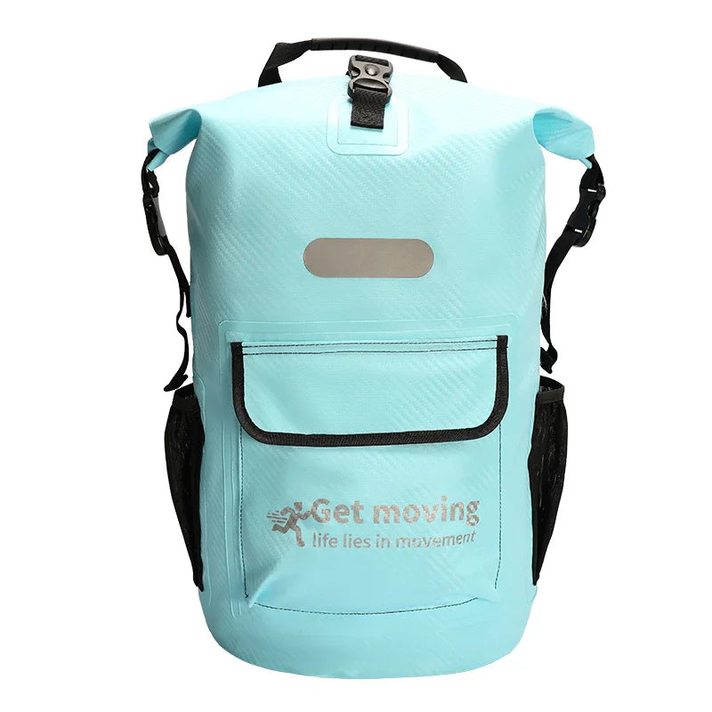 Waterproof Trail Bags: 25L Dry Storage Bag Backpack for Outdoor Sports, Hiking, Trekking / Rungear