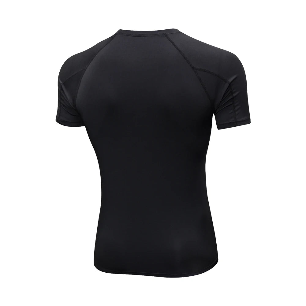 Men's Compression Clothing: Short Sleeved, Quick-Dry, Activewear Top With Base Layer / Rungear