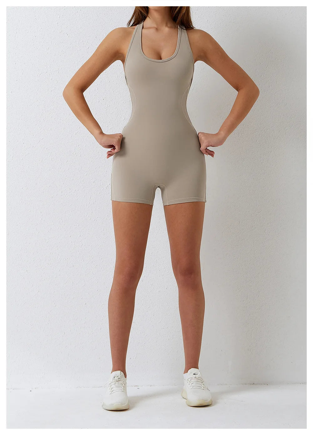Women Activewear Apparel: Stretch Workout, Bodysuit Training Romper Gym Set / Rungear