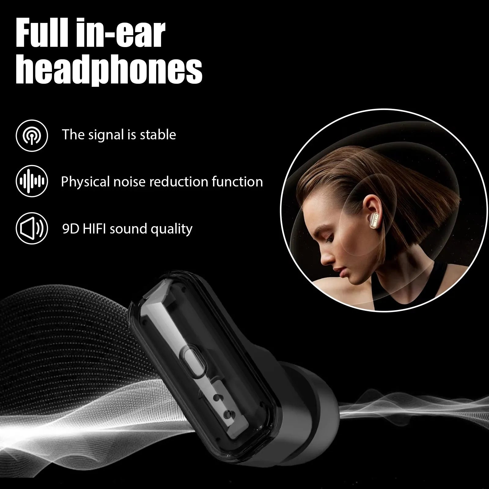 Running Tech Gear: New TWS 2-in-1 Bluetooth Smart Watch With Earphones HIFI 9D For Android iOS / Rungear