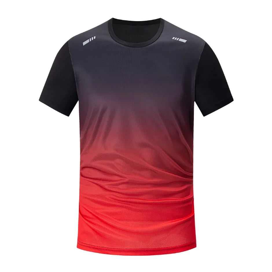 Men's Summer Running Apparel: Quick-Dry, Short Sleeved, Breathable Sports Fitness Shirt / Rungear